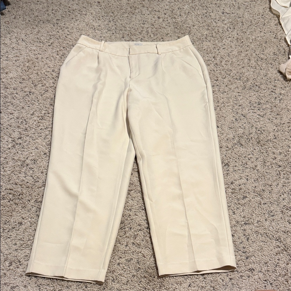 Cream Dress Pants